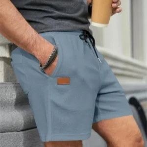 2024 Summer New Solid Color outdoors sport Shorts  breathable loose Fitness training short pants Men's sweatpants