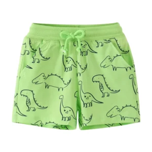 Jumping Meters 2-7T Children's Shorts For Boys Girls Dinosaurs Animals Print  Kids Trousers Pants Baby Clothes