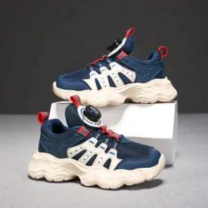 Children Shoes Boy Sneaker Fashion Non-slip School Sports Casual Sneaker Soft Sole Boy Tennis Shoes 4 To 12 Years