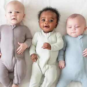 2025 Newborn Baby Bamboo Fiber Romper Solid Breathable Long Sleeve Clothes For 0-24M Boy Girl Jumpsuit Infant Loungewear Pyjamas