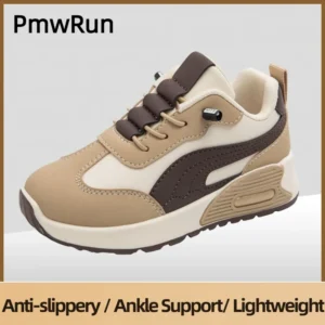 PU Leather Children's Sport Shoes Anti-slippery Teenager Kid's Sneakers Waterproof Boy's Girl's Running Shoes Child Sneakers