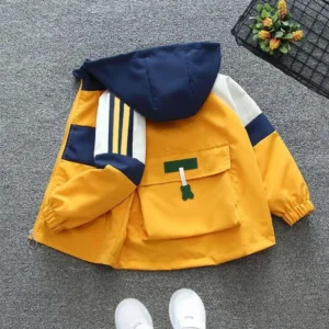 2-12 Years Spring Fashion Boys Coats Children Outdoor Sport Hooded Jacket For Kids Birthday Present Children Outerwear Clothing